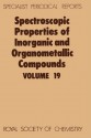 Spectroscopic Properties of Inorganic and Organometallic Compounds - Royal Society of Chemistry, E.A.V. Ebsworth, Ebswor, Royal Society of Chemistry