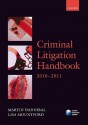 Criminal Litigation Handbook 2010-11 - Martin Hannibal, Lisa Mountford