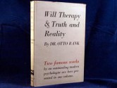 Will Therapy/Truth and Reality - Otto Rank