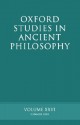 Oxford Studies in Ancient Philosophy: Volume XXVI: Summer 2004 - David Sedley