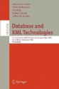 Database and XML Technologies: 4th International XML Database Symposium, Xsym 2006 Seoul, Korea, September 10-11, 2006 Proceedings - Sihem Amer-Yahia, Rainer Unland, Jeffrey Xu Yu