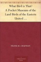 What Bird is That? A Pocket Museum of the Land Birds of the Eastern United States Arranged According to Season - Frank M. Chapman, Edmund J. Sawyer