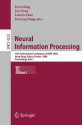 Neural Information Processing: 13th International Conference, Iconip 2006, Hong Kong, China, October 3-6, 2006, Proceedings, Part I - Jun Wang