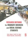 Research Methods for Graduate Business and Social Science Students - John Adams