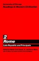 University of Chicago Readings in Western Civilization, Volume 2: Rome: Late Republic and Principate - Walter Emil Kaegi, Walter Emil Kaegi, John W. Boyer, Julius Kirshner