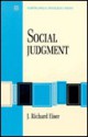 Social Judgment - J. Richard Eiser, Anthony S.R. Manstead