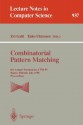 Combinatorial Pattern Matching: 6th Annual Symposium, CPM 95, Espoo, Finland, July 5 - 7, 1995. Proceedings - Zvi Galil