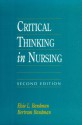 Critical Thinking in Nursing - Elsie Bandman, Bertram Bandman