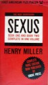 Sexus ~ Books 1 & 2 ~ Complete in One Volume (The Rosy Crucifixion) - Henry Miller