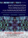 Information Technology for Management, Respondus Testbank: Reinventing the Organization - Efraim Turban, Linda Volonino