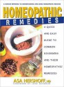 Homeopathic Remedies: A Quick and Easy Guide to Common Disorders and Their Homeopathic Remedies - Asa Hershoff