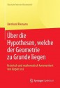 Über die Hypothesen, Welche der Geometrie zu Grunde Liegen - Bernhard Riemann, Jürgen Jost