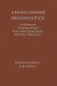 Anglo Saxon Prognostics: An Edition And Translation Of Texts From London, British Library, Ms Cotton Tiberius A.Iii. (Anglo Saxon Texts) - R.M. Liuzza