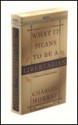 What It Means to Be a Libertarian (Audio) - Charles Murray