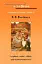 Lorna Doone a Romance of Exmoor, Volume II [Easyread Comfort Edition] - R.D. Blackmore