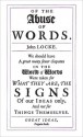 Of the Abuse of Words (Penguin Great Ideas) - John Locke