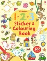 123 Sticker and Colouring Book (Usborne Colouring Book + Stickers) - Jessica Greenwell, Stacey Lamb