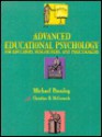 Advanced Educational Psychology for Educators, Researchers, and Policymakers - Michael Pressley, Christine B. McCormick