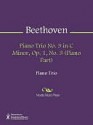 Piano Trio No. 3 in C Minor, Op. 1, No. 3 (Piano Part) - Ludwig van Beethoven