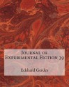 Journal of Experimental Fiction 39 - Eckhard Gerdes