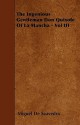 The History Of Don Quixote Of La Mancha, Volume Iii - Miguel de Cervantes Saavedra