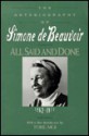 All Said and Done: The Autobiography of Simone de Beauvoir - Simone de Beauvoir, Patrick O'Brian