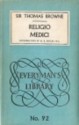 Religio Medici; And Other Writings - Thomas Browne, M.R. Ridley