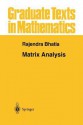 Matrix Analysis - Rajendra Bhatia