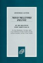 Apostolic Letter of His Holiness Pope John Paul II: Novo Millennio Ineunte / To the Bishops, Clergy, and Lay Faithful at the Close of the Great Jubilee of the Year 2000 - Pope John Paul II