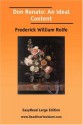 Don Renato: An Ideal Content [Easyread Large Edition] - Frederick Rolfe