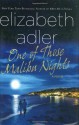 One of Those Malibu Nights - Elizabeth Adler