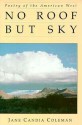 No Roof But Sky: Poetry of the American West - Jane Candia Coleman