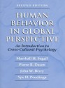 Human Behavior in Global Perspective: An Introduction to Cross Cultural Psychology (2nd Edition) - Marshall H Segall, Pierre R. Dasen, John W. Berry