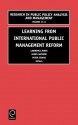 Learning from International Public Management Reform - L.R. Jones, James Guthrie, Peter Steane