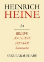 Briefe an Heine 1823-1836. Kommentar - Renate Francke