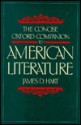 The Concise Oxford Companion to American Literature - James David Hart