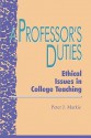 A Professor's Duties - Peter J. Markie