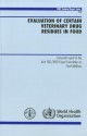 Evaluation of Certain Veterinary Drug Residues in Food - World Health Organization, J. G. McLean