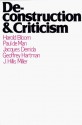 Deconstruction And Criticism - Harold Bloom, Jacques Derrida