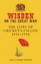 Wisden on the Great War: The Lives of Cricket's Fallen 1914-1918 - Andrew Renshaw