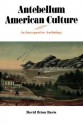 Antebellum American Culture: An Interpretive Anthology - David Brion Davis