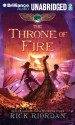 The Throne of Fire (The Kane Chronicles, Book 2) - Rick Riordan, Kevin R. Free, Katherine Kellgren