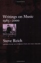 Writings on Music, 1965-2000 - Steve Reich, Paul Hillier