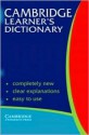 Cambridge Learner's Dictionary - Cambridge University Press, Cambridge