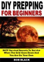 DIY Prepping for Beginners: SHTF Survival Secrets To Survive When The Grid Goes Down And You Are On Your Own - Bob Black