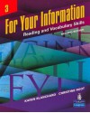 For Your Information 3: Reading and Vocabulary Skills, Second Edition (Bk. 3) - &Amp Root Blanchard &. Root, Karen Blanchard, Christine Root, &Amp Root Blanchard &. Root