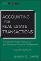 Accounting for Real Estate Transactions: A Guide For Public Accountants and Corporate Financial Professionals - Maria K. Davis