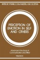 Perception Of Emotion In Self And Others - Patricia Pliner