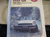 Fiat 124 Coupe Spider and 2000 Spider Includes Turbo Spider 1971-1984 Shop Manual A156 - Mike Bishop