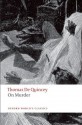 On Murder (Oxford World's Classics) - De Quincey, Thomas, Robert Morrison